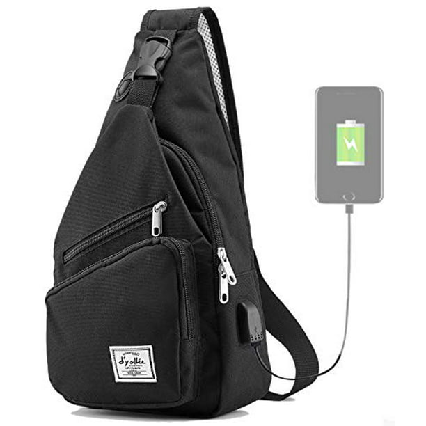 Adult Gym Hiking Sling Crossbody Chest Bags Nylon Shoulder Waterproof Backpacks